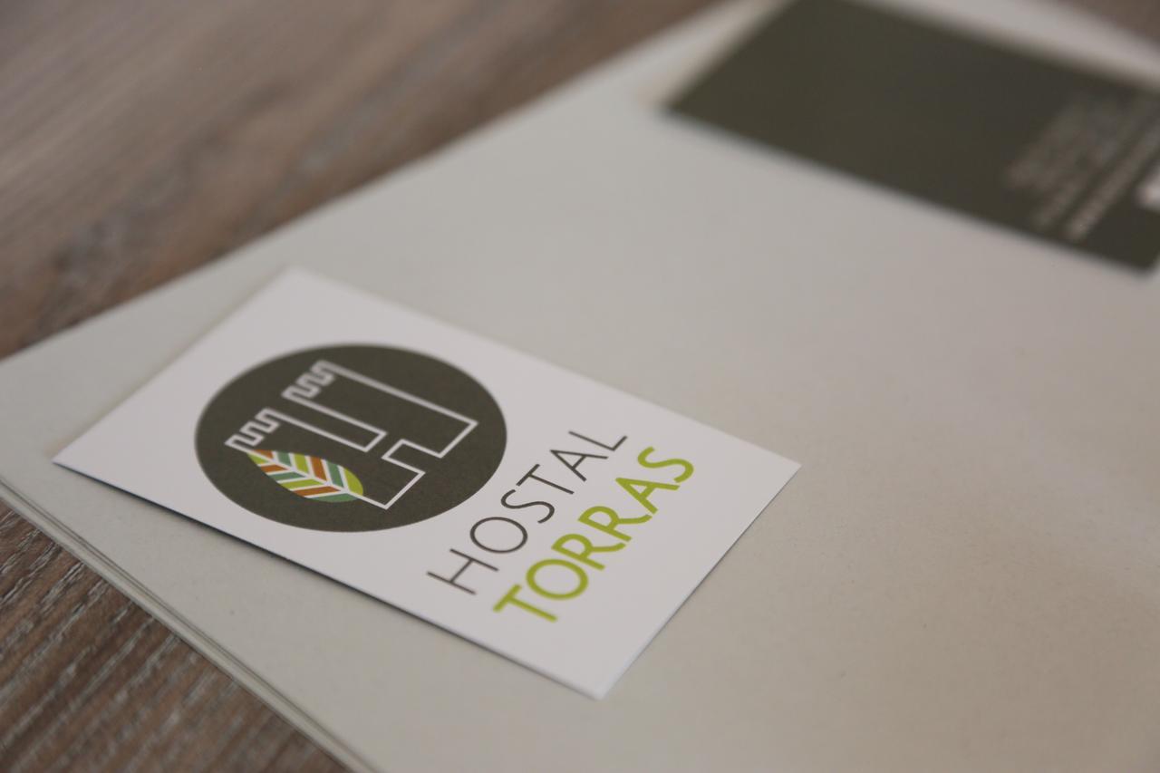 Hostal Torras Sant Hilari Sacalm Dış mekan fotoğraf