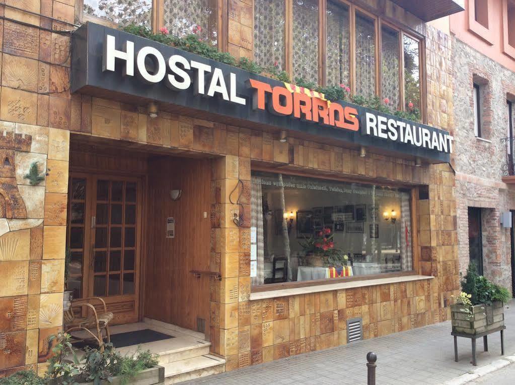 Hostal Torras Sant Hilari Sacalm Dış mekan fotoğraf